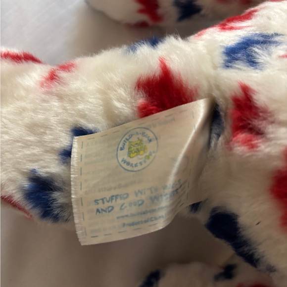 Build-A-Bear Red and Blue Starry Teddy - Picture 3 of 3